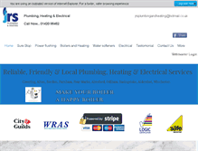 Tablet Screenshot of jrsplumbingandheating.com